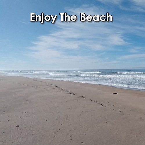 Beach in Oranjemund, Namibia