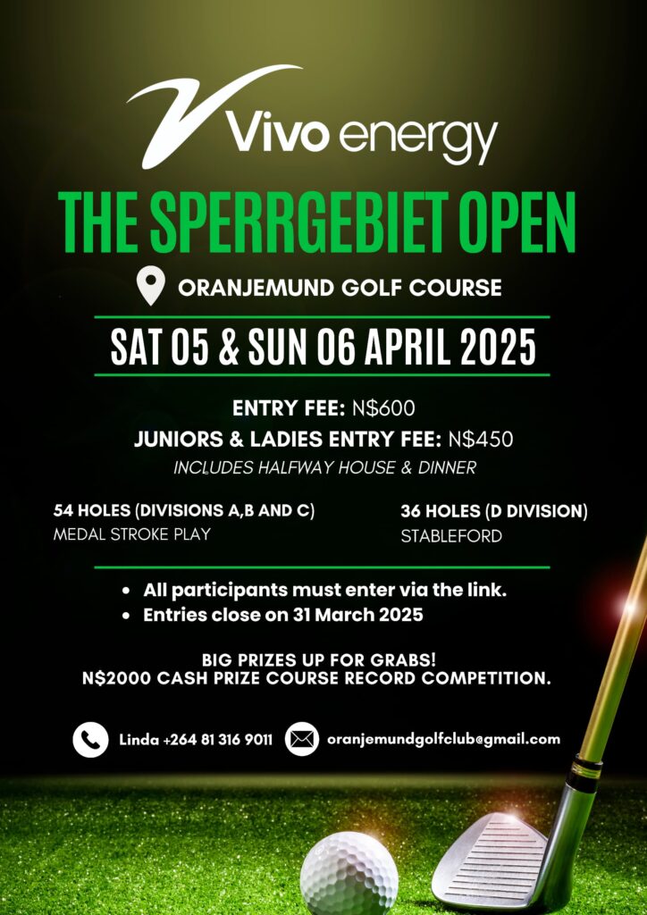 The Golf Sperrgebiet Open 2025
Sat 05 & Sun 06 April 2025