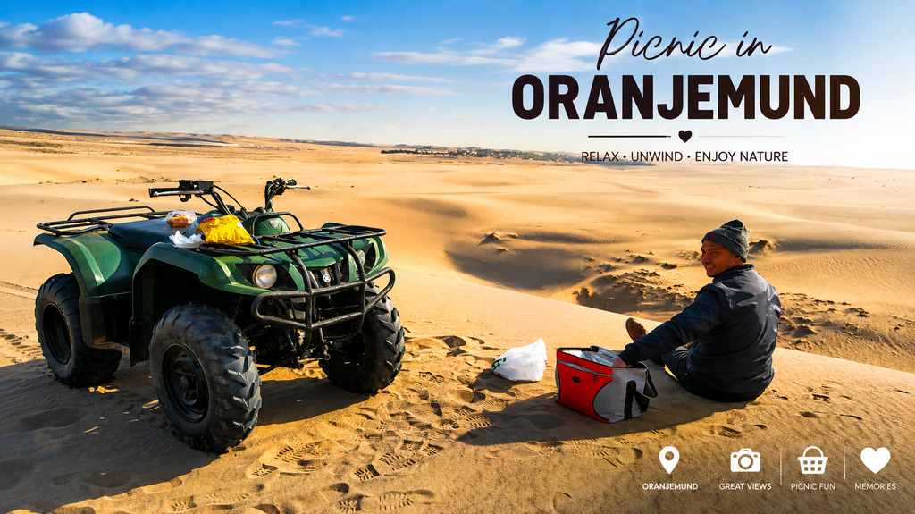 Picnic in Oranjemund, Namibia. 